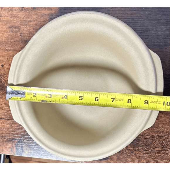 Pampered Chef Stoneware Mini Baking Bowl- Good Condition, 9 x 4 in, #1475 USA - Picture 9 of 9